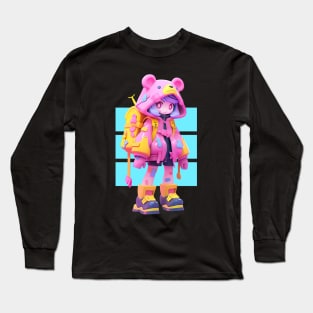 AKBLM - FIRST DAY. OF SCHOOL / DECORA STYLE TIME KUMIKO | AKIHABARA STYLE CHAN FASHION Long Sleeve T-Shirt